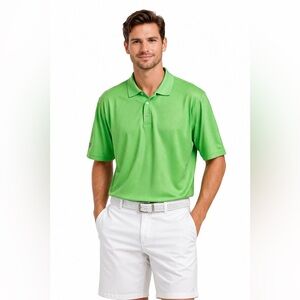 Oxford Golf Super Dry CoolMax Polo Shirt Men's Large Limelight Green NWT